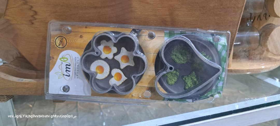 قالب کوکو و تخم مرغ طرح دار فلزی